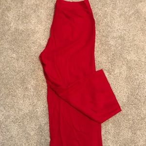 ModCloth Red Capri Dress Pants